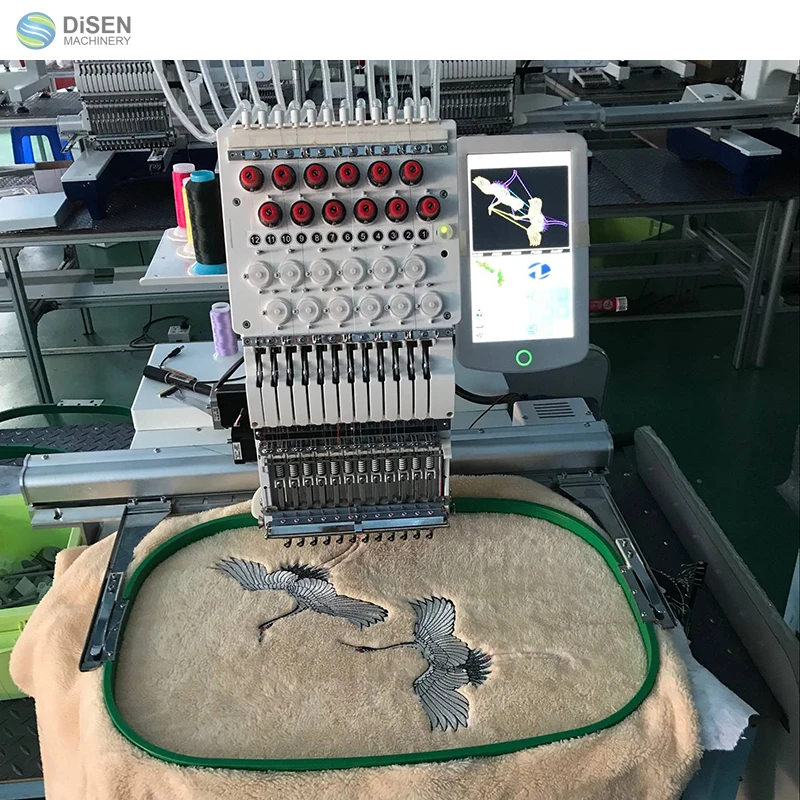 12 needle 1 head computer photo 1201 embroidery machine