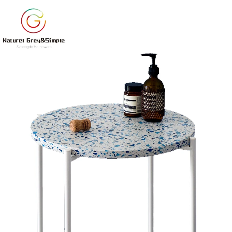 Terrazzo Waterstone Design Living Tea Table Top Terrazzo Table Top
