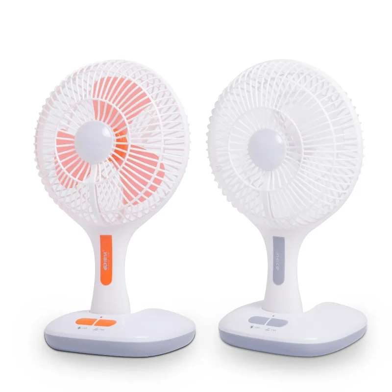Wholesale Portable 4000mAh Battery USB Rechargeable Air Cooling Fan with LED Light