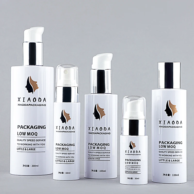 Stock! 30-200ml cosmetic lotion spray pump bottle in stock golden cosmetic bottle