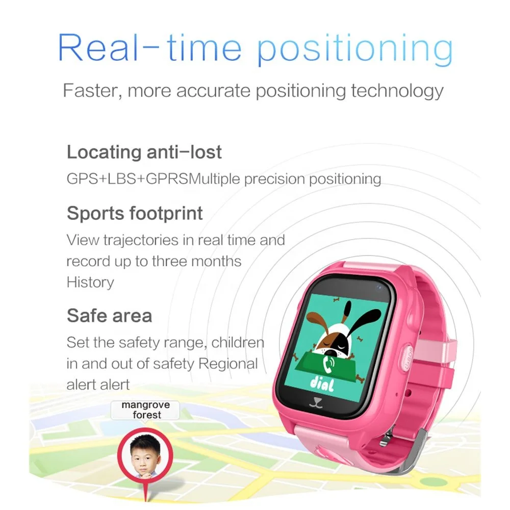 anti lost smart kids gps watch phone tracker bracelet