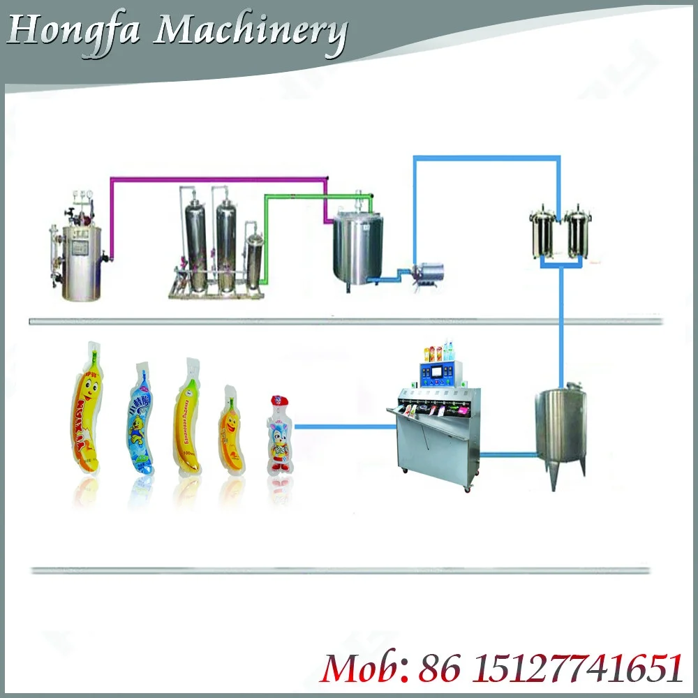 Complete natural juice production line fruit juice production line juicer production line processing machine