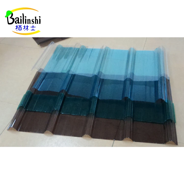 Building Materials Hard Coating Corrugated Sunlight Roof Greenhouse Polycarbonate Pc Sheet
