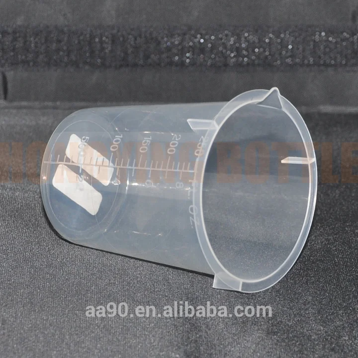 100% NEW PP MEASURING CUP 250ML FOR LAB TOOLS CAN CUSTOMIZE THE MOLD ACCORDING TO THE DRAWINGS AND SAMPLES