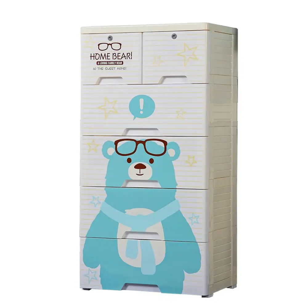 
2019 New style plastics storage drawers storage cabinet 