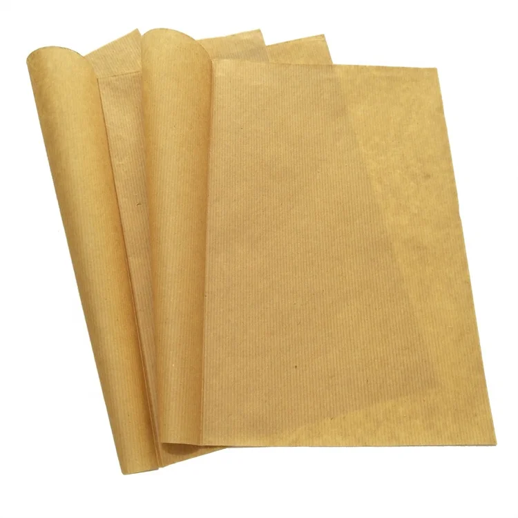 factory supply packing paper MG brown ribbed kraft paper