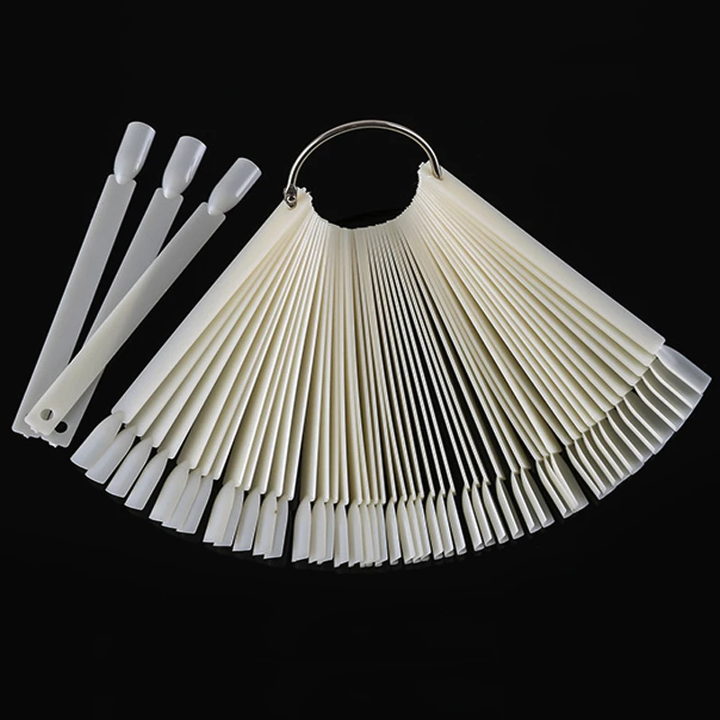 Felice 50 шт. ложка формы Ясно Диаграмма цветов ногтей Nail art Таблица отображения цветов