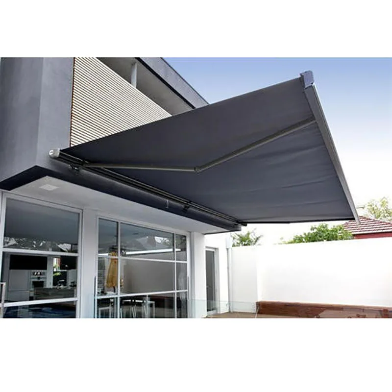 Wholesale High Quality Outdoor awning retractable Electric Folding Arm Full Cassette Patio Window Retractable Awnings