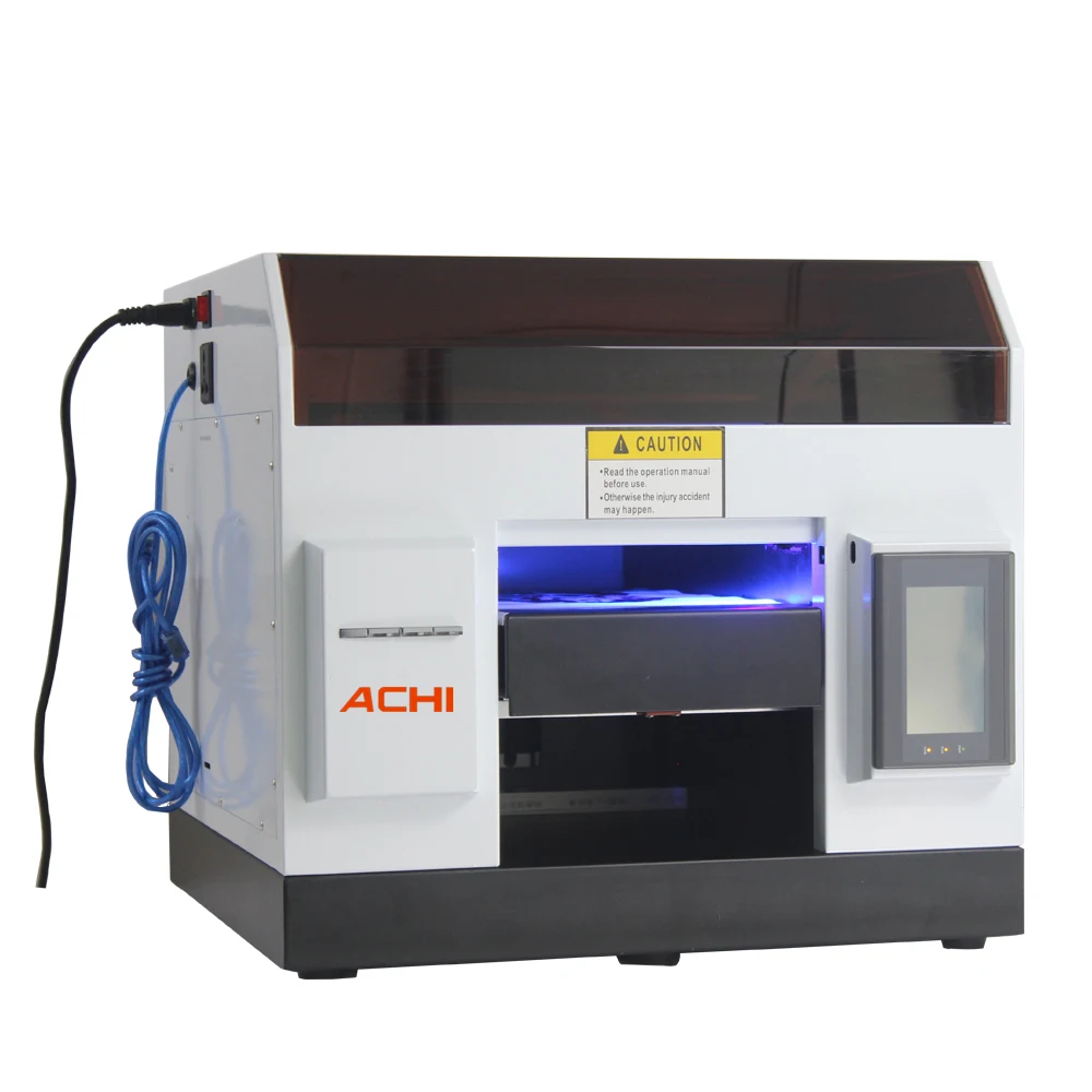 
6Color A4 UV Printer for Phone case Metal Glass Signs 3D Embossed 