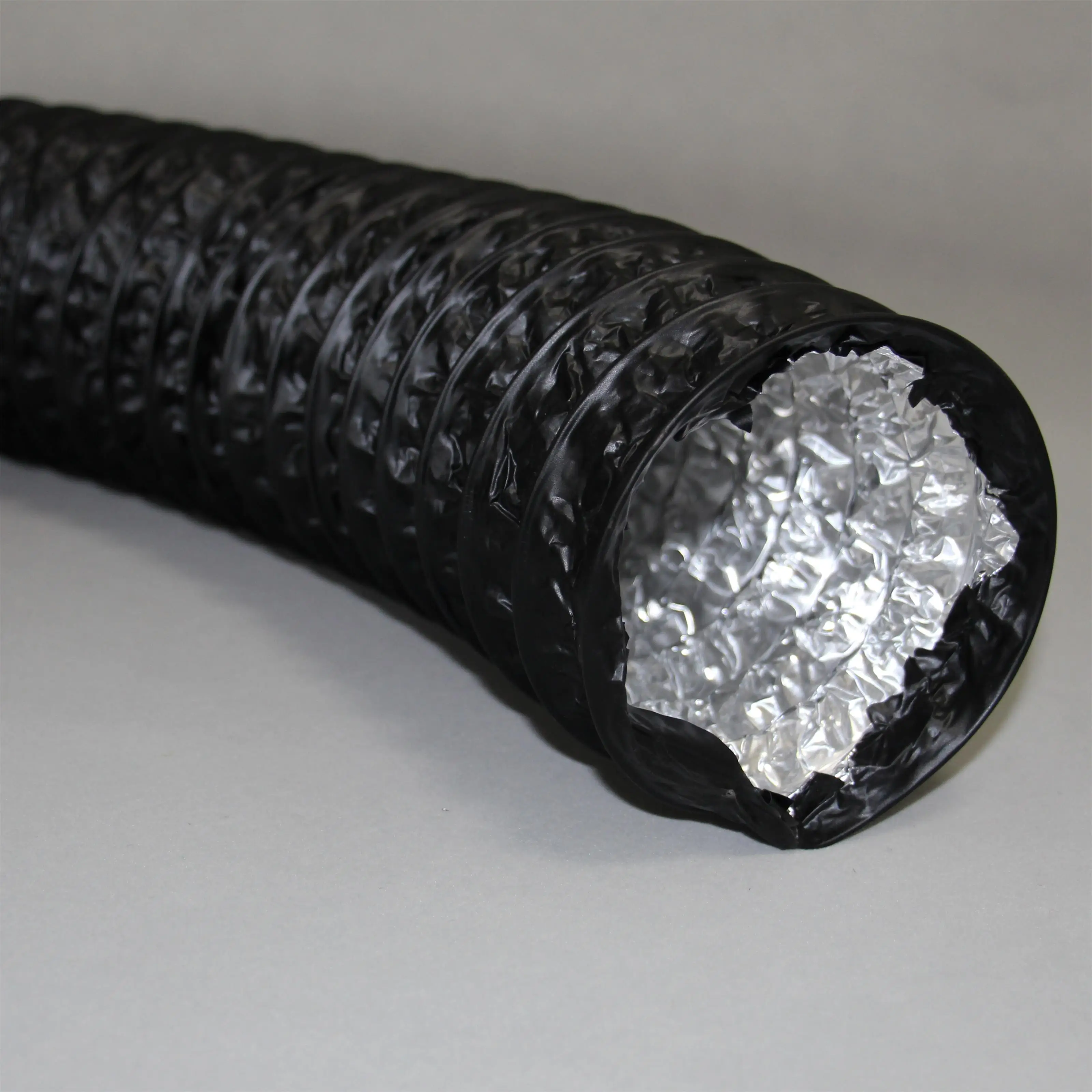 PVC film coated aluminum foil flexible air ducting for kitchen