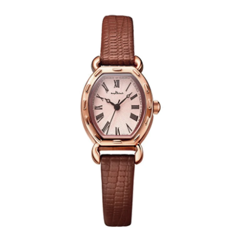 2019 Women antique watches cheap leather quartz wrist watch custom logo