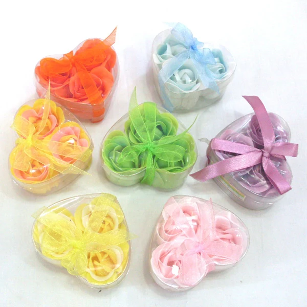 Bath rose chip soap with gift package