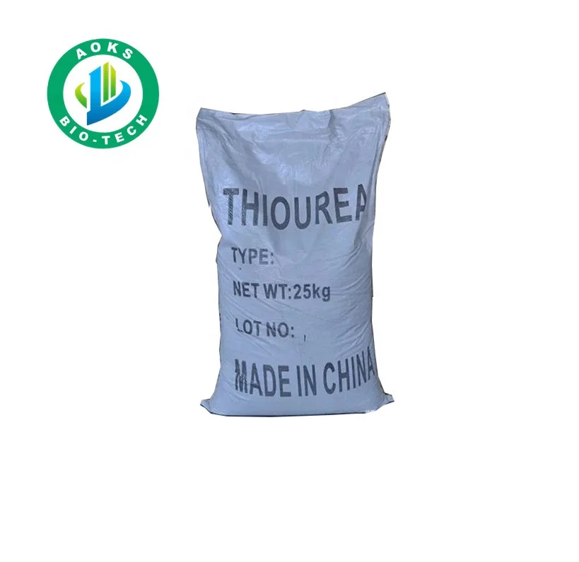 
Buy industrial grade price of thiourea/Thiocarbamide 99% uses for fertilizer, cas 62-56-6 