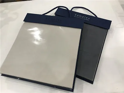 
Carpet Sample Display Book for Fancy Paper / Wood Veneer / Melamine Paper Fabric Sample Display 