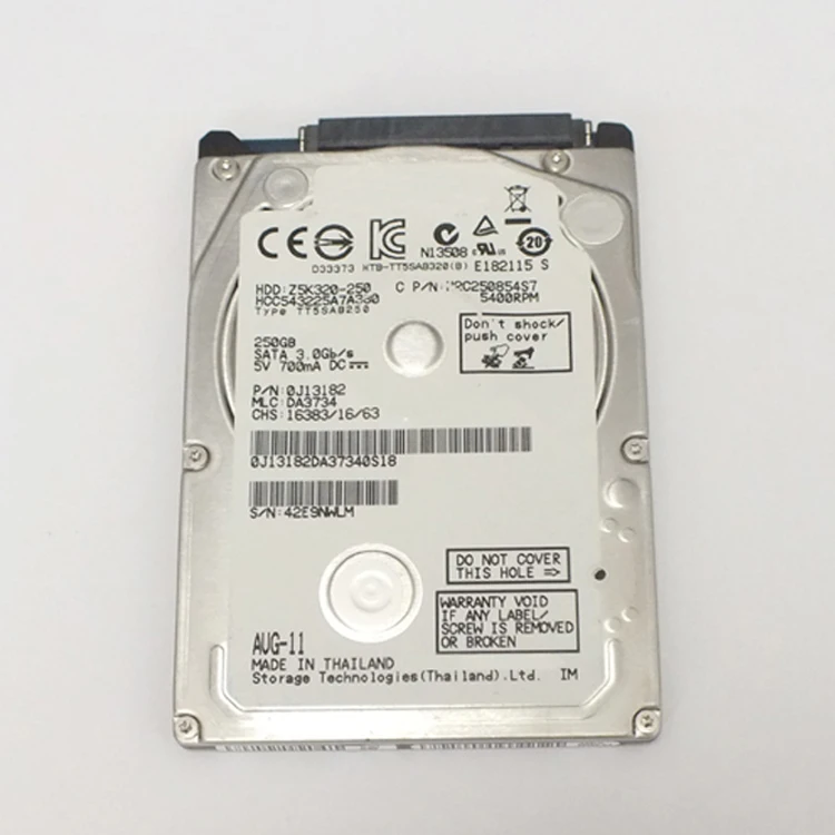 Factory Price 2.5 Inch Internal Hard Drive For Toshiba 250GB HDD