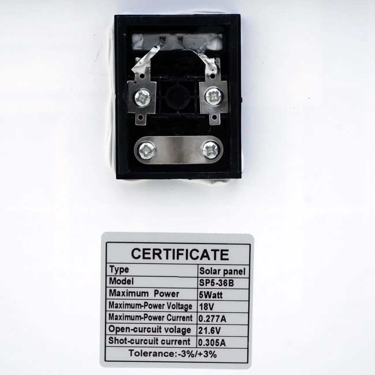 Polycrystalline 3v 5v 6v 5w solar panel with good quality