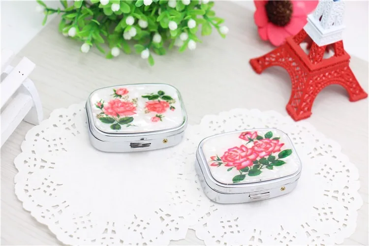 Портативный таблетки металла хранения разного рода дисков коробка может сделать изготовленный на заказ логотип