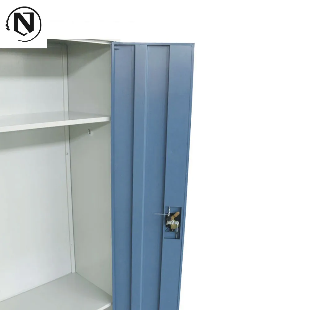 Metal Wardrobe with Mirror Bedroom Cloth Storage Lightweight 3 Door Steel Bedroom Furniture Wardrobe Cabinet Home Furniture