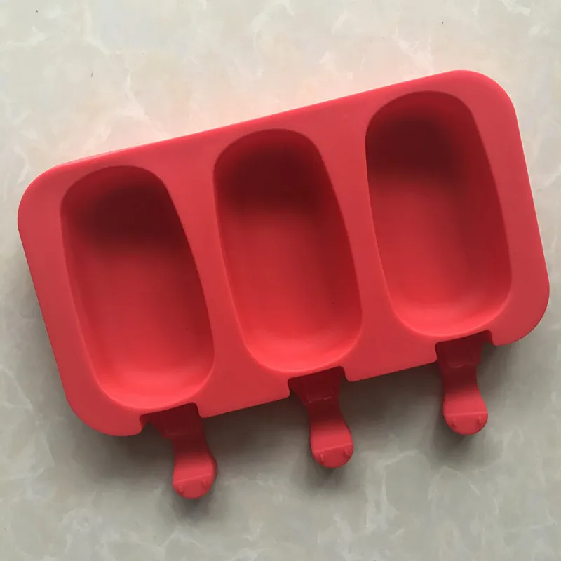 Силиконовые формы для торта с крышкой форма мороженого без БФА оптовая продажа 100 Деревянными Палочками