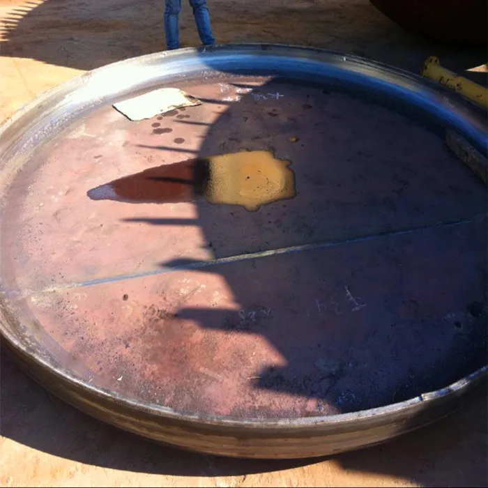 semi 700mm Carbon Steel Half Sphere boiler dished end