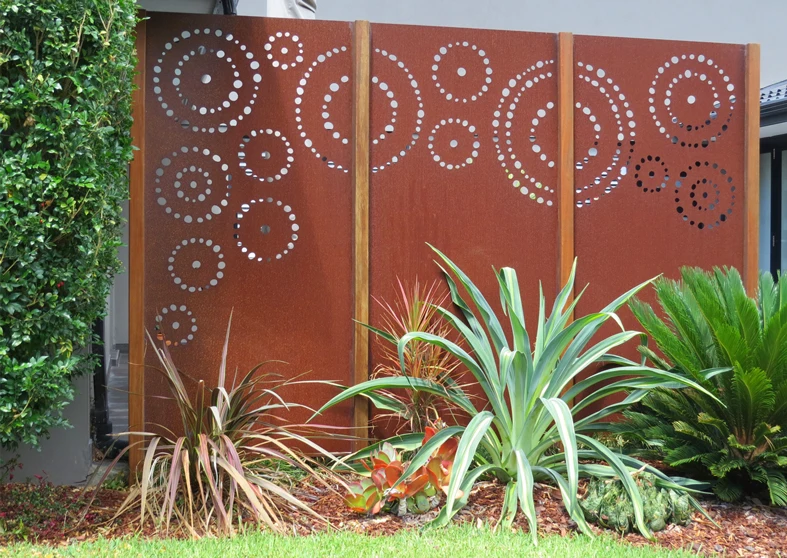 Architectural Metal Aluminum Decorative Laser Cut Fence panels