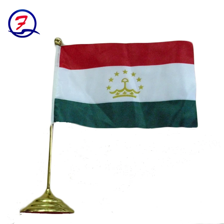 desktop flagpole flag holder Small Mini Set with Stand Base 14*21 decoration Table custom Desktop office Flag