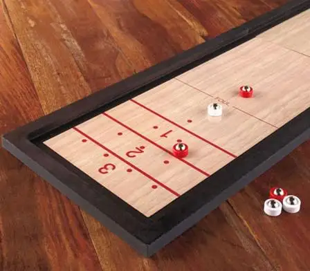 Hot sale Table Top Games 3 In 1 Foldable Shuffleboard Curling Game and Bowling games Set for kids and adult