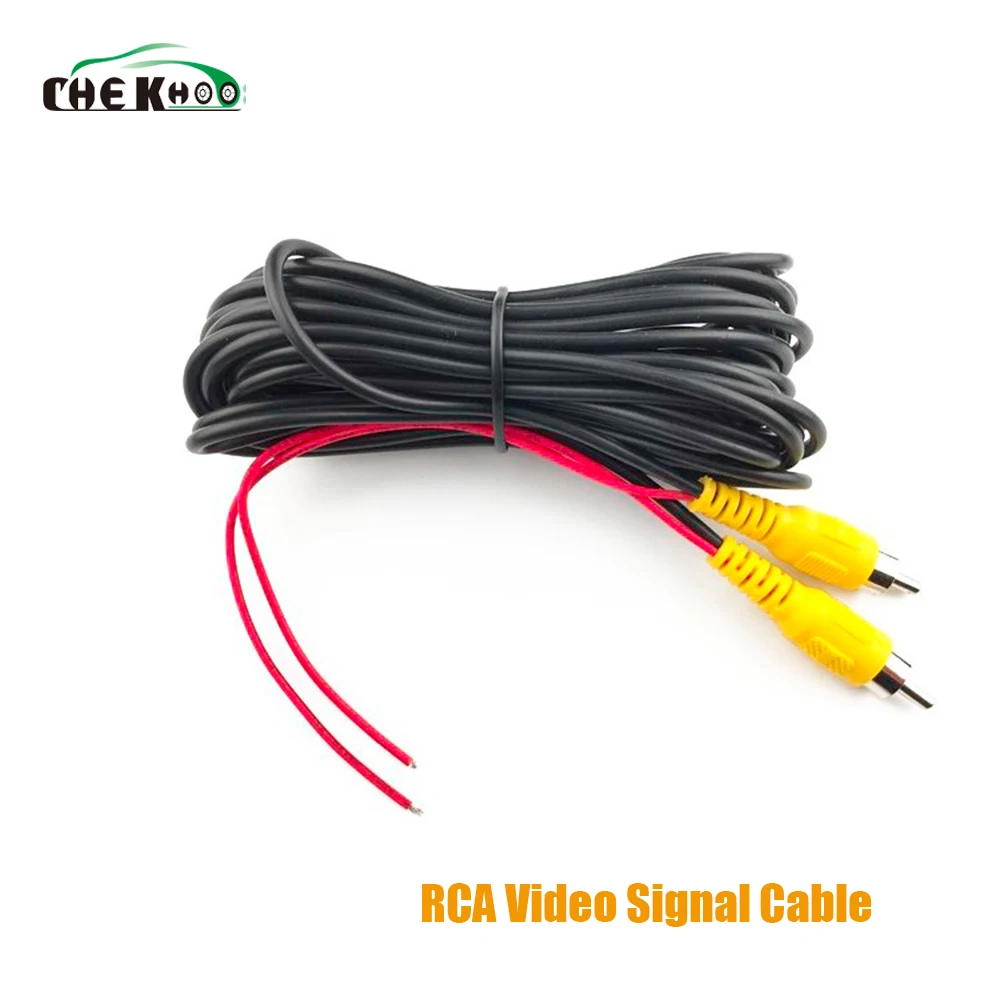 6 м автомобиля RCA заднего хода автомобиля зеркало заднего вида парковочная камера видео кабель зеркало заднего вида с видео вспышка триггера провода для всех автомобилей аксессуары провода