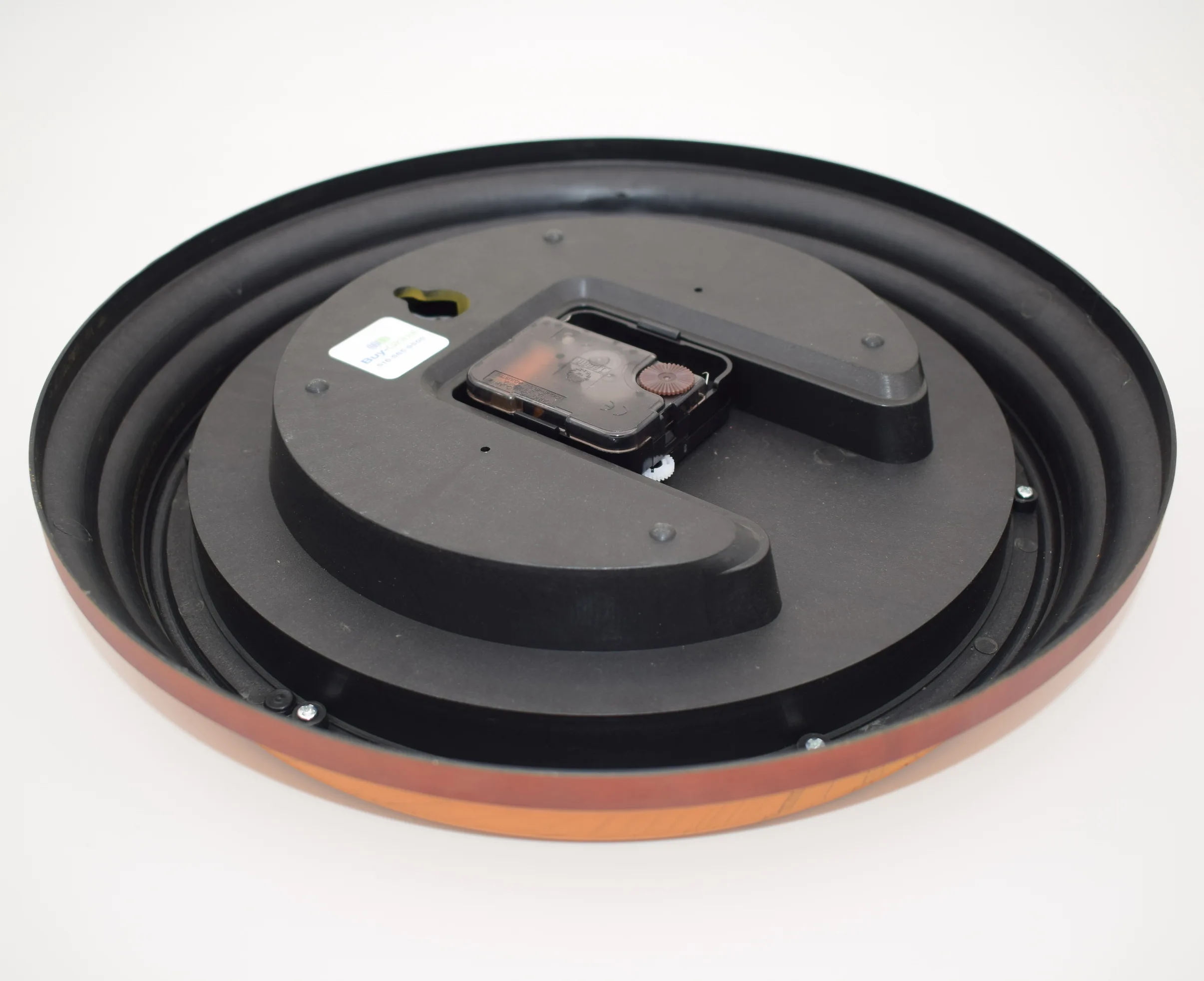 12 inch antique style cheap plastic frame wooden  Quartz wall clock