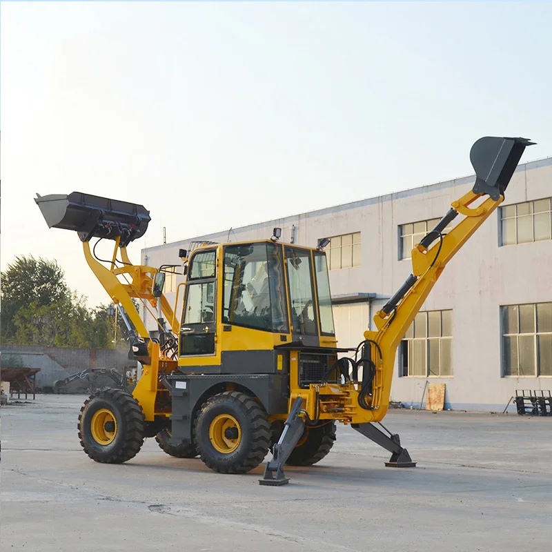 Backhoe wheel loader mini small excavator tractor loader