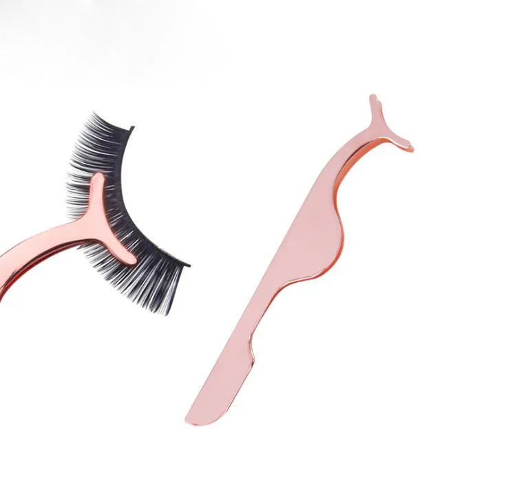 Частная марка, набор пинцетов из нержавеющей стали для объема ресниц для салона красоты