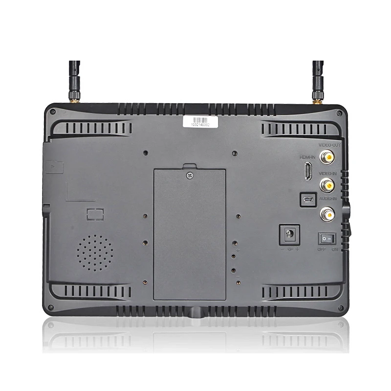 10.1 inch built-in battery with DVR recording function aerial camera wireless image transmission monitor