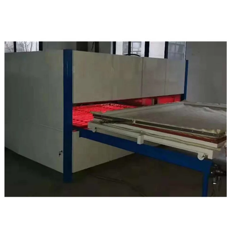 PVC film laminating machine on the door MDF panel vacuum membrane press machine 068