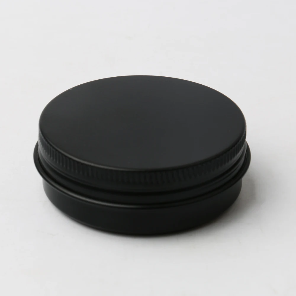5g 10g15g 20g 30g 50g 60g 80g 100g 150g matte black aluminum jar with lid