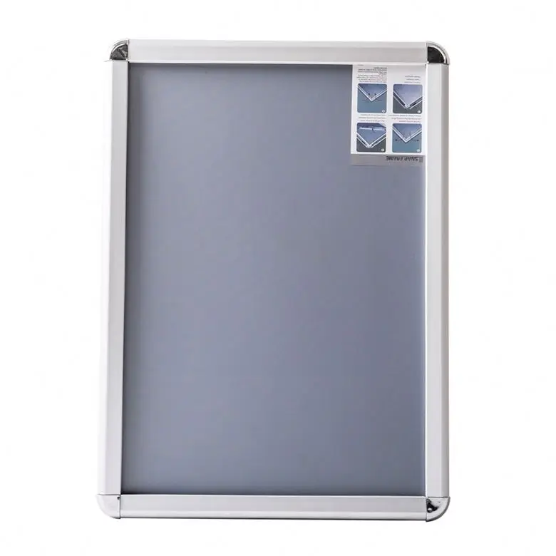 Aluminum poster stand snap frame A poster display