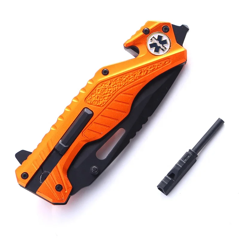 Survival cutting folding hunting stainless steel utility pocket knife