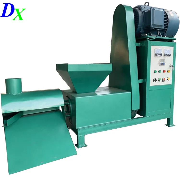 wood rice husk sawdust pini kay briket press machine
