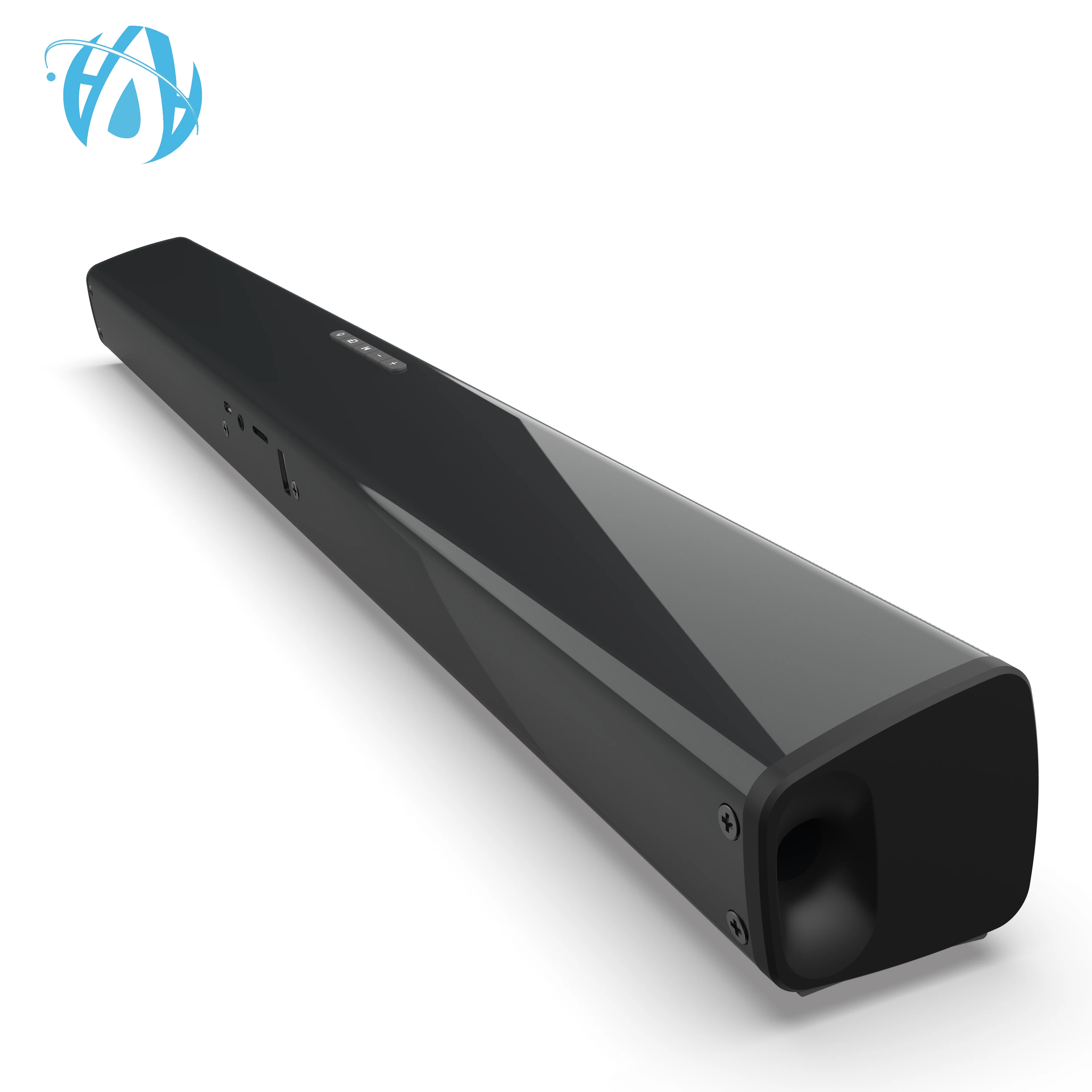 2,0 канала лучший домашний кинотеатр портативный музыкальный плеер беспроводной Bluetooth V5.0 Саундбар динамик с 4 динамиками для домашнего компьютера