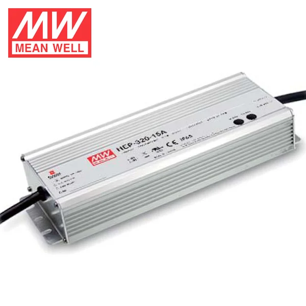 Значит 320 Вт 12 В 22A Один выход импульсный источник питания IP65 дизайн 6 лет гарантии HEP-320-12A