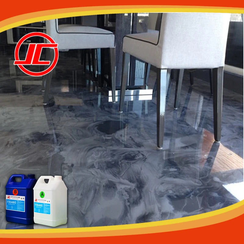 
200sq feet ab glue 3:1 hardener epoxy 3d painting flooring coating for home commercial office 
