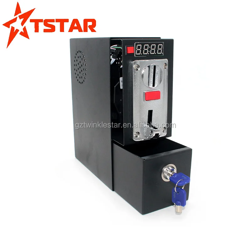 Programmable Multi Coin Acceptor Coin Operated Electric Timer Controller Box For Massage Chair / Washing Machine
