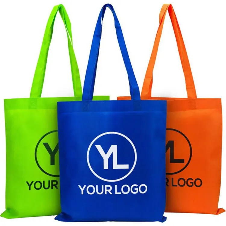 Wholesale High Quality Cheap Promotional Price Recyclable reusable eco friendly non woven shopping tote bag for supermarket