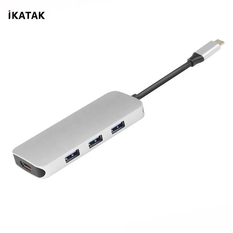 Ikatak Горячая продажа несколько HDMI PD зарядки TF SD USB 3,1 концентратор станции разъем для ноутбука