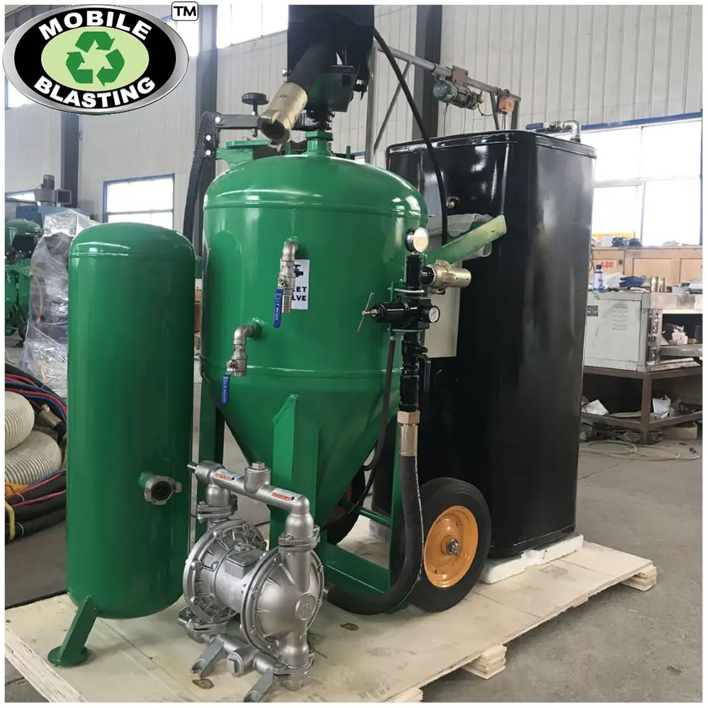 Безпыльный мокрый пескоструйный аппарат, цена на продажу, размер db500