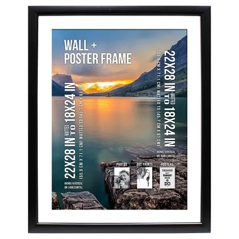 Custom plastic poster frames 36x48 wooden picture frame