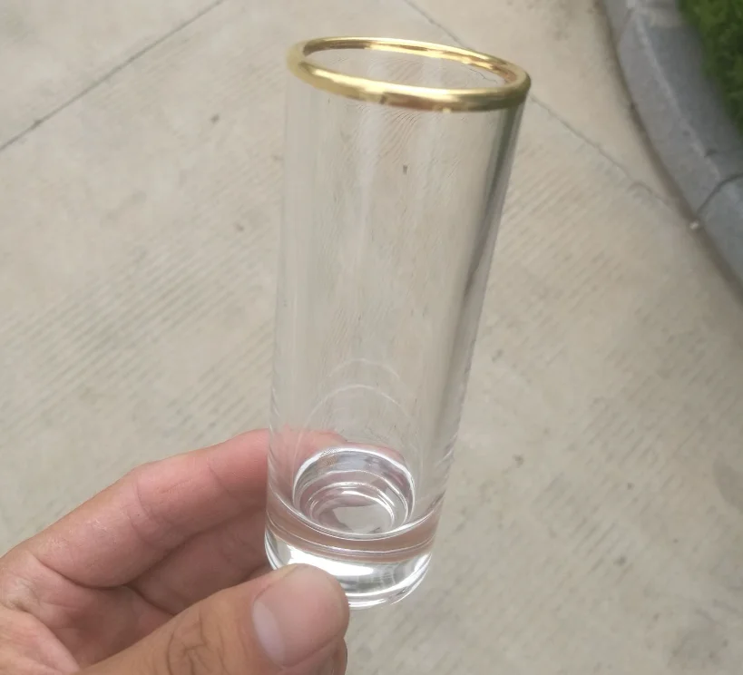 Customized logo promotional gifts wholesale heavy base liqueur drinking white wine 2oz 60ml glass shot