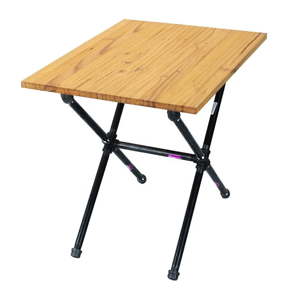 
Custom size color table metal leg industrial black pipe table legs computer table legs cross modeling 
