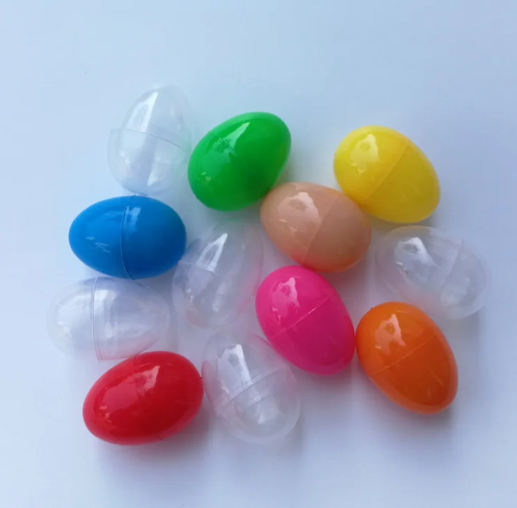 small egg shape surprise plastic capsule candy capsule toy for kids