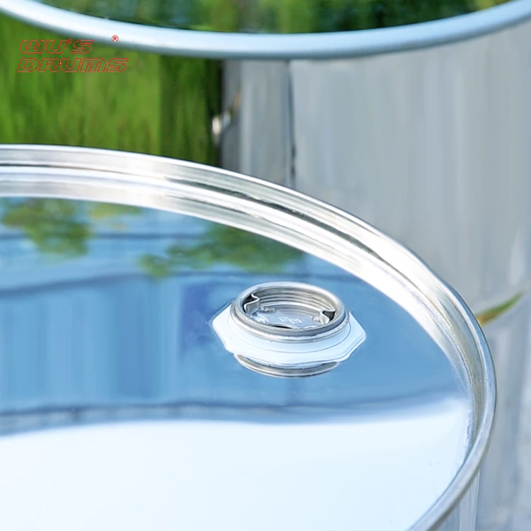 Food grade container 0.7-1.4 mm Cylinder oil storage 100l perforated stainless steel drum price