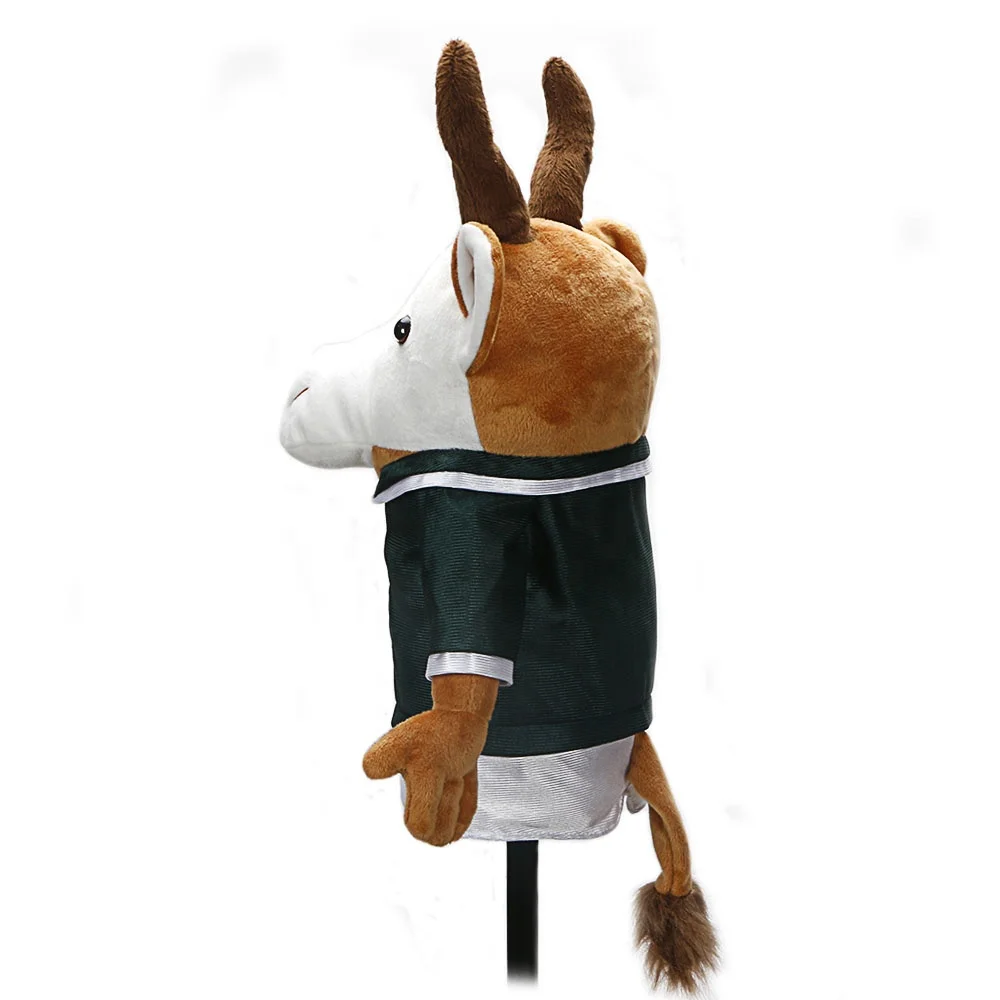 Custom Wholesale Golf Club Headcover Soft Plush Animal dog 460cc Driver Head Cover